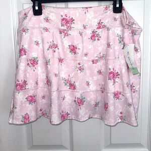 NWT Pink Floral Altar’d State athletic skort
